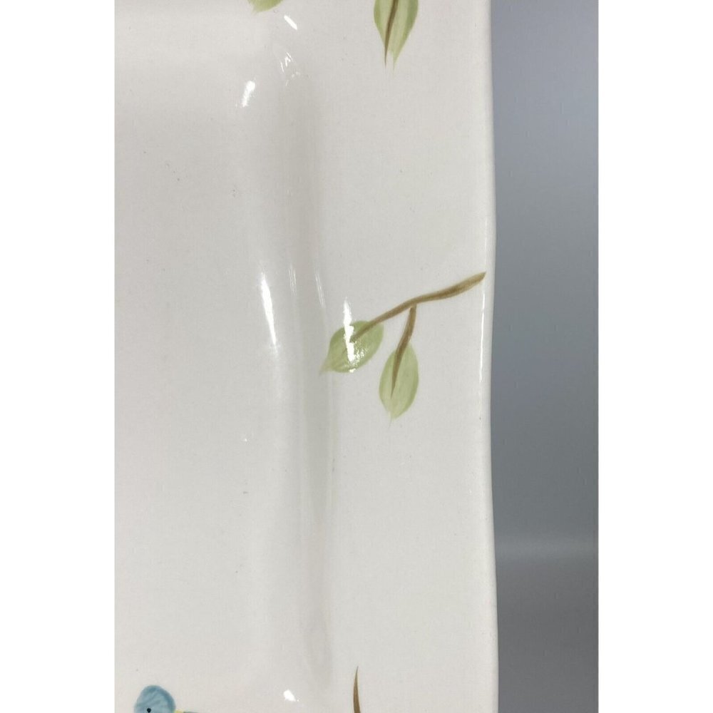 Pier One  ‘Robin’ Square Platter Replacement  Plate Soft Scallop Edge-11” - Picture 4 of 7